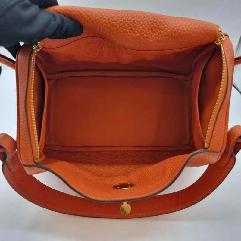 【包稅】HERMES 全新 Lindy 手提斜背包-11