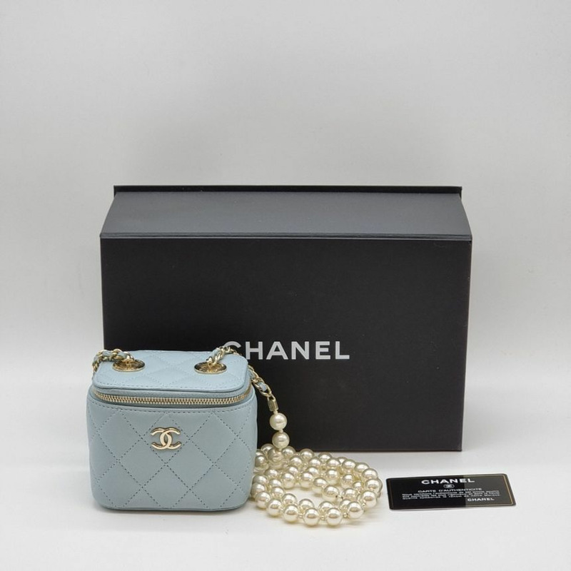 【包稅】CHANEL 虛榮珍珠肩帶斜背包-10