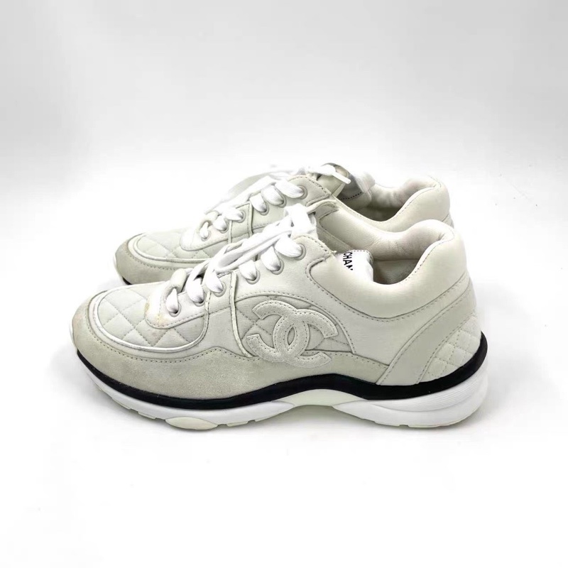 香奈兒Chanel運動鞋，38碼 幾乎全新-0