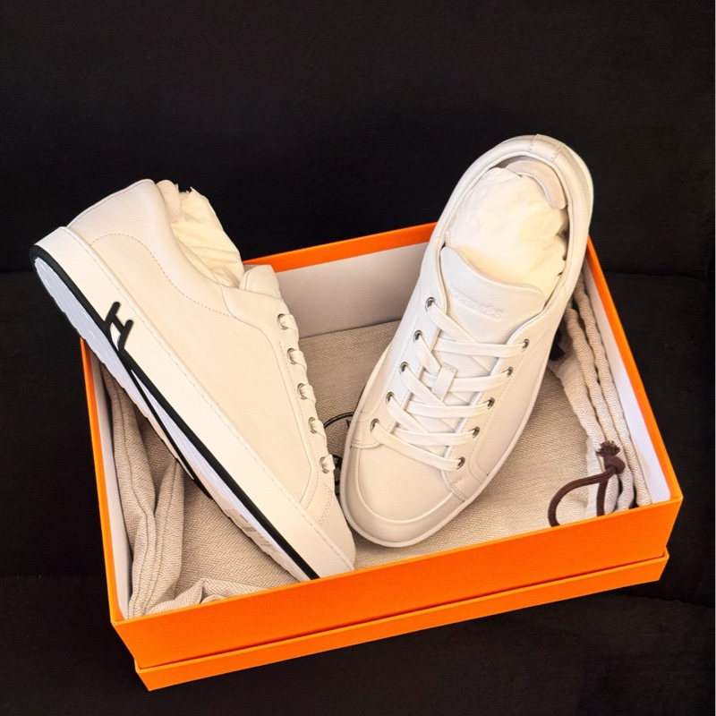 閒置新 Hermes 愛馬仕 Kid運動鞋 女款  37.5碼 有塵袋-2