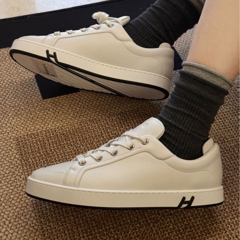 閒置新 Hermes 愛馬仕 Kid運動鞋 女款  37.5碼 有塵袋-3