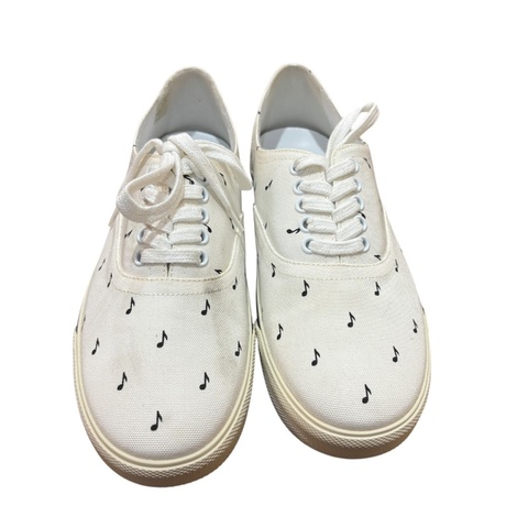 【美收精品】CELINE 白色音符休閒鞋 4-707