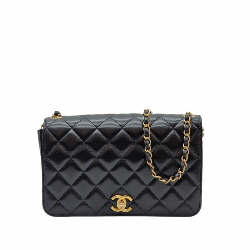 【包稅】CHANEL 經典羊皮四季翻蓋包肩背包-4