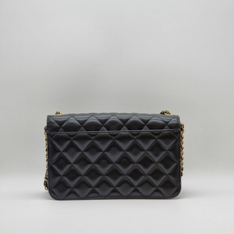 【包稅】CHANEL 經典羊皮四季翻蓋包肩背包-6