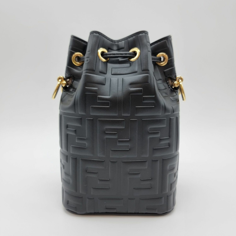 【包稅】FENDI [迷你]蒙特勒水桶包 黑色-2