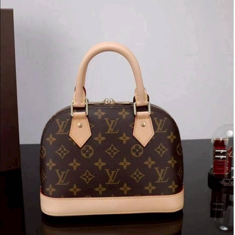 LV Alma BB 經典Monogram老花貝殼包-5