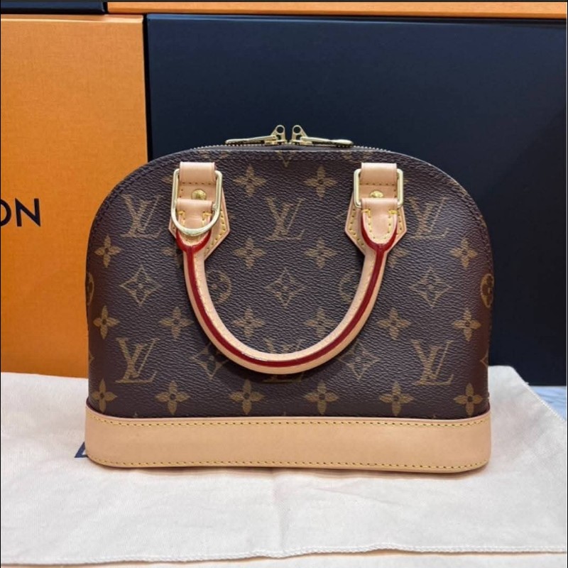 LV Alma BB 經典Monogram老花貝殼包-6