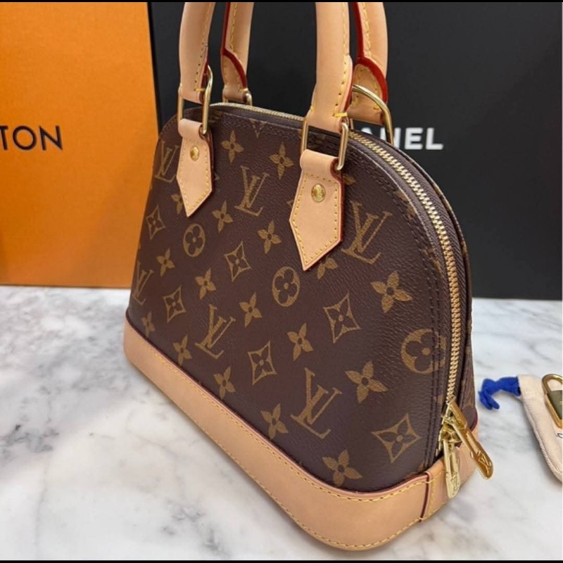 LV Alma BB 經典Monogram老花貝殼包-8