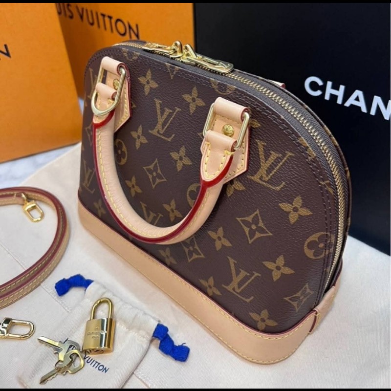 LV Alma BB 經典Monogram老花貝殼包-11