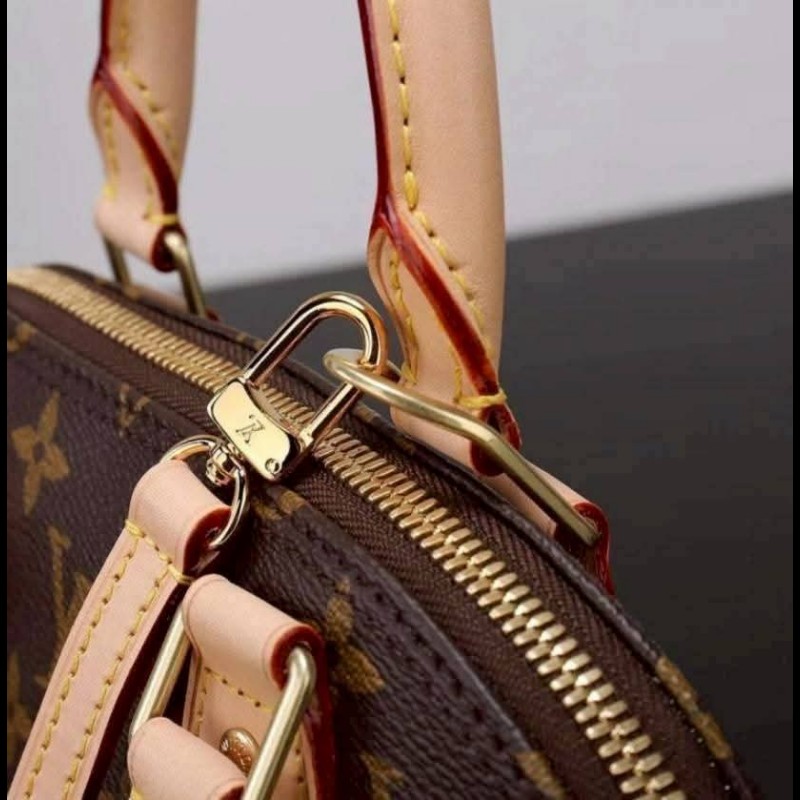 LV Alma BB 經典Monogram老花貝殼包-16