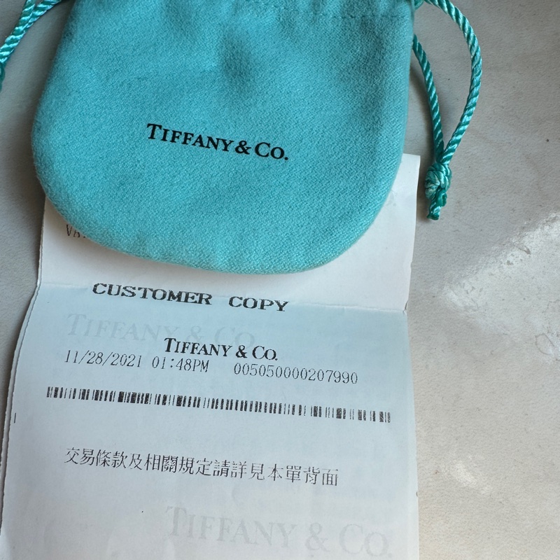 Tiffany 蒂芬妮18K金相思豆耳環-6