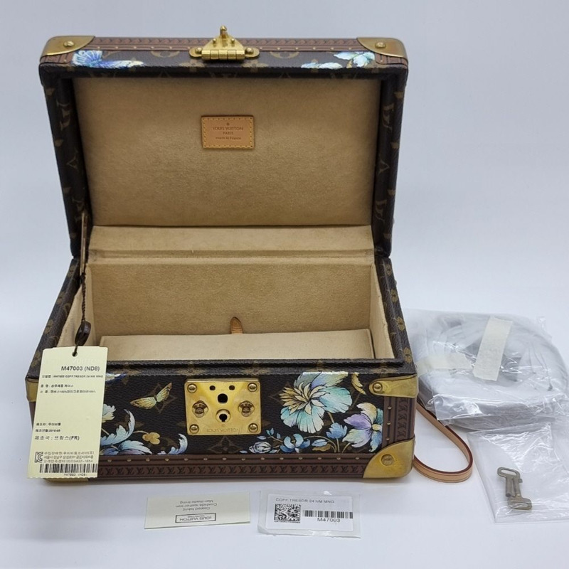 【包稅】LOUIS VUITTON 全新未使用 Trezol 24 Monogram 珠寶盒/收納箱 M47003-4