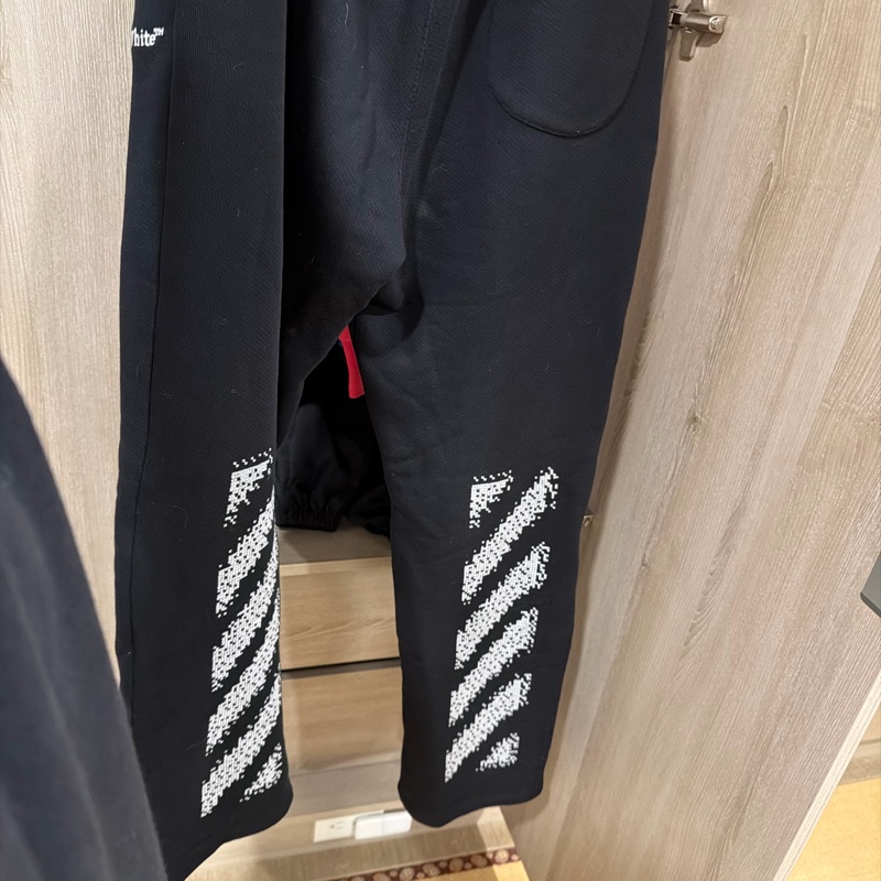 off white 綿褲-4