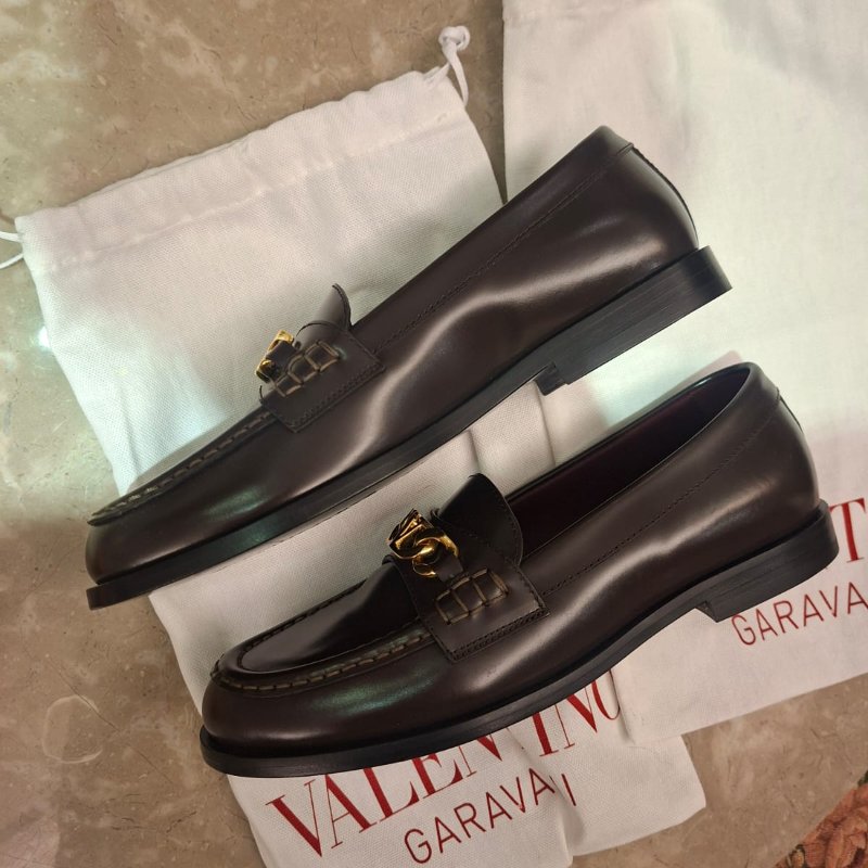 Valentino范倫鐵諾 牛津鞋/樂福鞋/mocassini 女鞋 歐洲尺寸37.5  深咖啡色-2