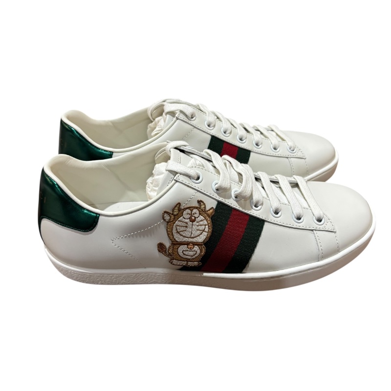 【美收精品】GUCCI 紅綠白色多拉A夢球鞋 4-718-1