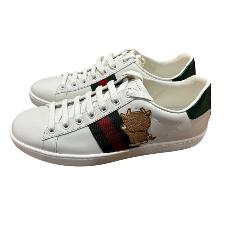 【美收精品】GUCCI 紅綠白色多拉A夢球鞋 4-718-3