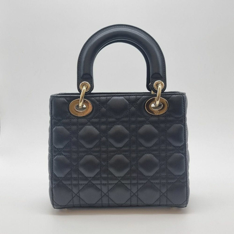 【包稅】DIOR 【小號】女士羊皮手提包-4