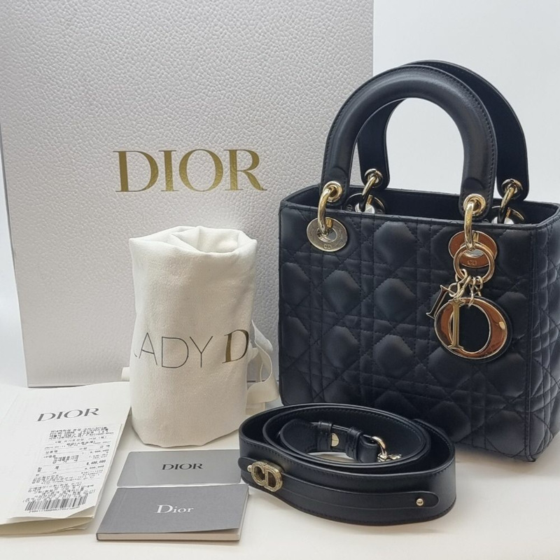 【包稅】DIOR 【小號】女士羊皮手提包-7