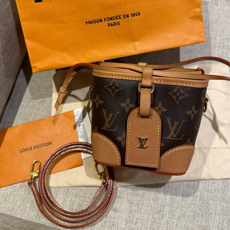 🈶台灣發票🧾購證 LV Noe purse mini M57099 LV牛奶盒 LV燒賣包 LV水桶包-0