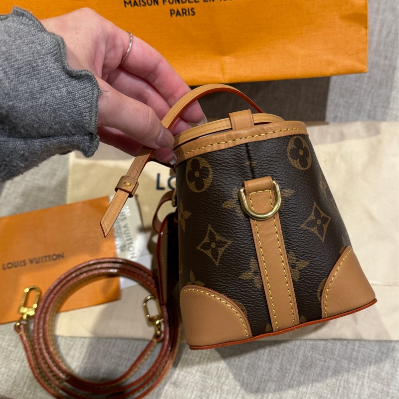 🈶台灣發票🧾購證 LV Noe purse mini M57099 LV牛奶盒 LV燒賣包 LV水桶包-3