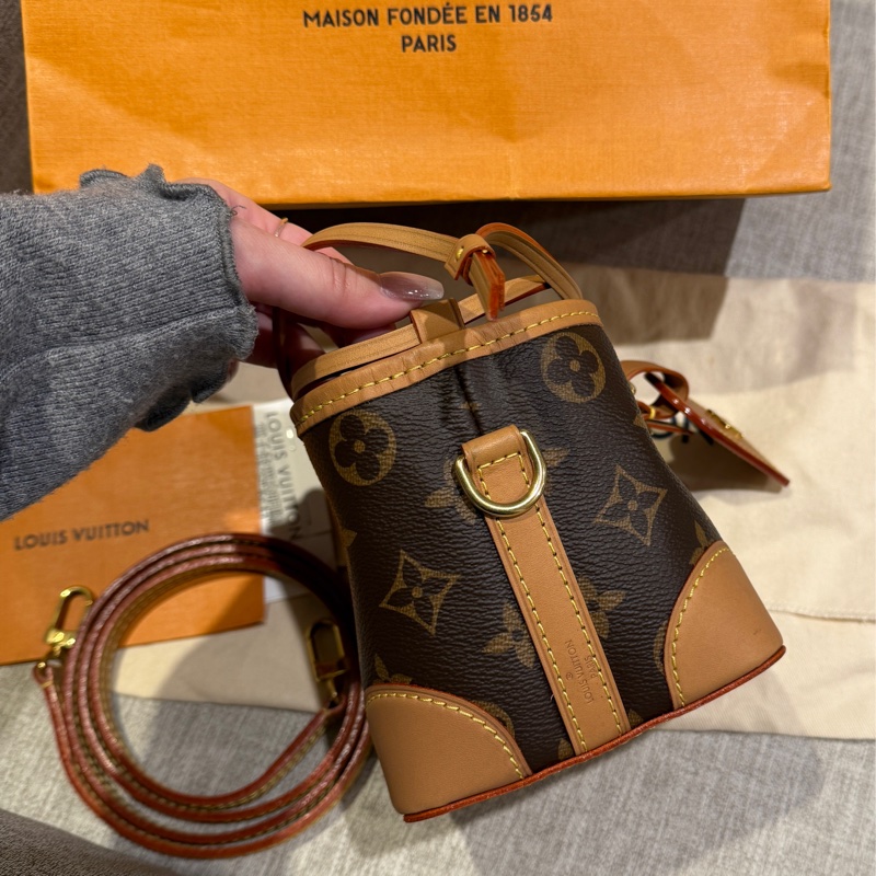 🈶台灣發票🧾購證 LV Noe purse mini M57099 LV牛奶盒 LV燒賣包 LV水桶包-5