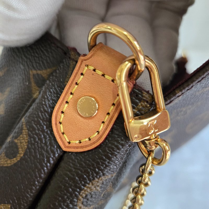 LV 經典老花M40718 🌈現品實拍 🌈 Favorite MM 經典花紋鍊條肩背包 斜背包~二手-14