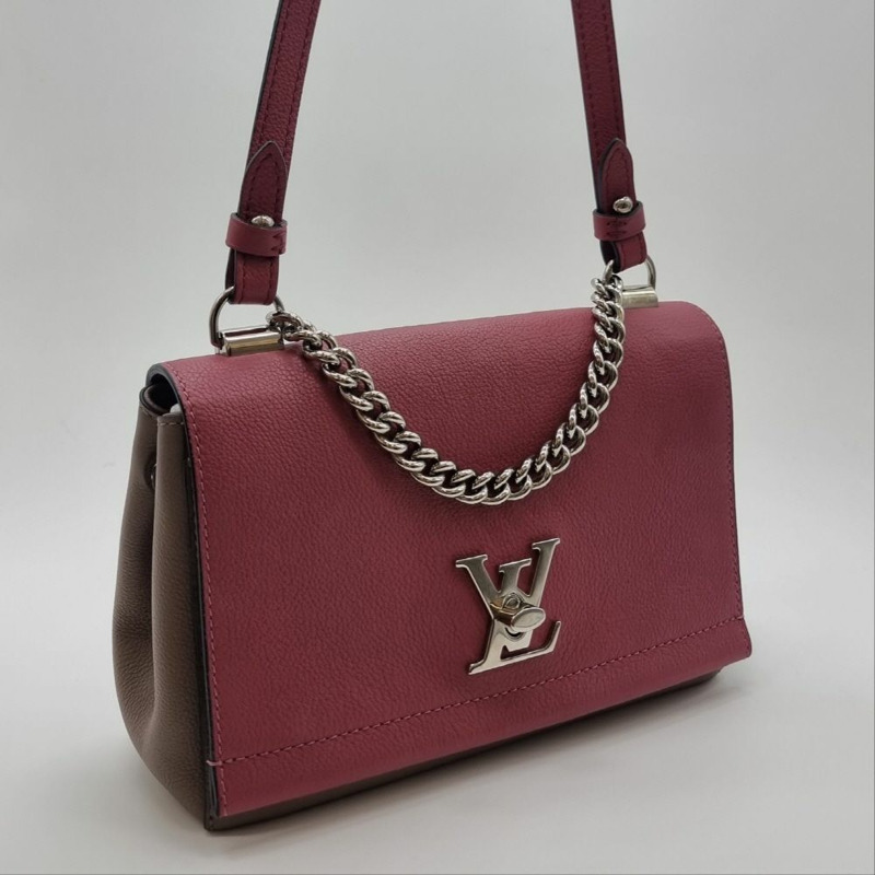 【包稅】LOUIS VUITTON Lockme2 BB 雙色鏈條單肩包-5