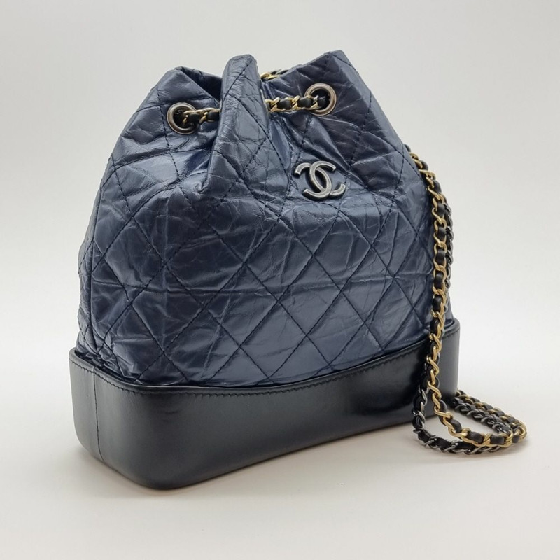 【包稅】CHANEL [小號] Gabriel 絎縫背包 海軍藍 CHB042248-1