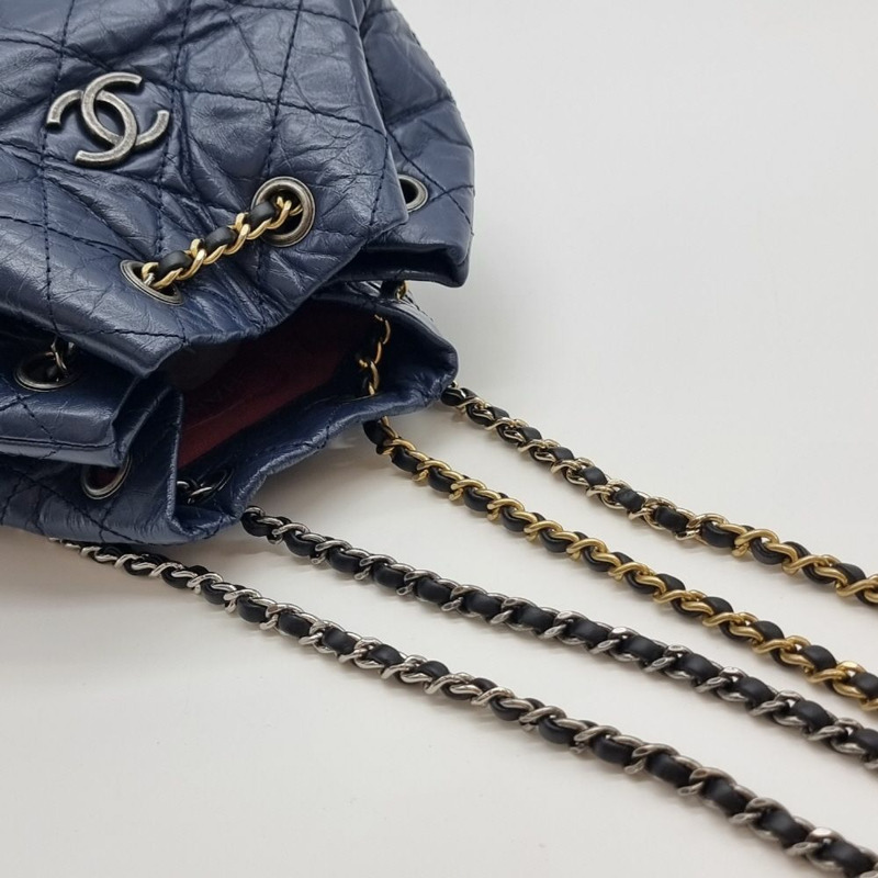 【包稅】CHANEL [小號] Gabriel 絎縫背包 海軍藍 CHB042248-3