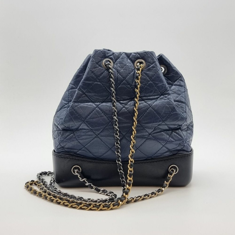 【包稅】CHANEL [小號] Gabriel 絎縫背包 海軍藍 CHB042248-4