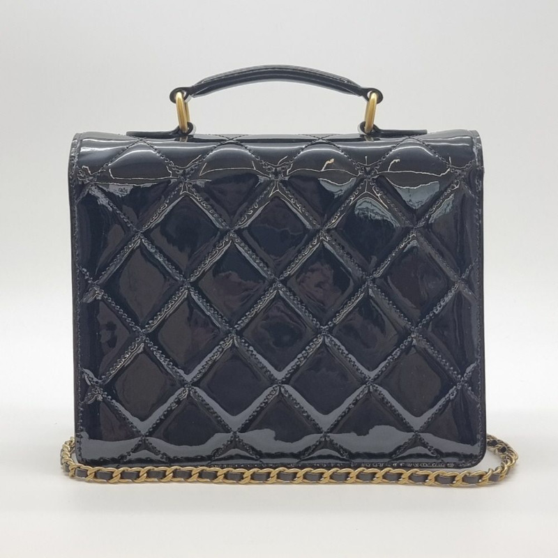 【包稅】CHANEL 【小號】23A CC Logo 鏈條專利翻蓋包 CHB042255-4