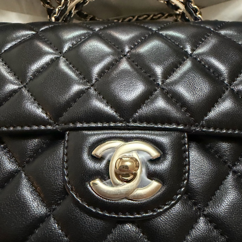 香奈兒 Chanel 23A 水鑽手把cf 20 handle 羊皮-2