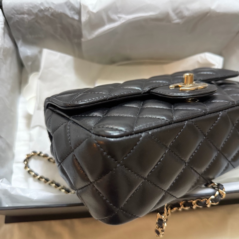 香奈兒 Chanel 23A 水鑽手把cf 20 handle 羊皮-7