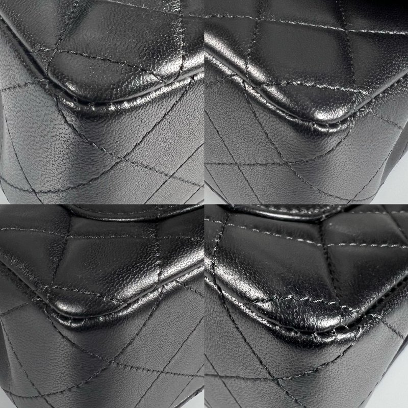 全新品 CHANEL A69900 黑羊皮淡金釦CF20-9