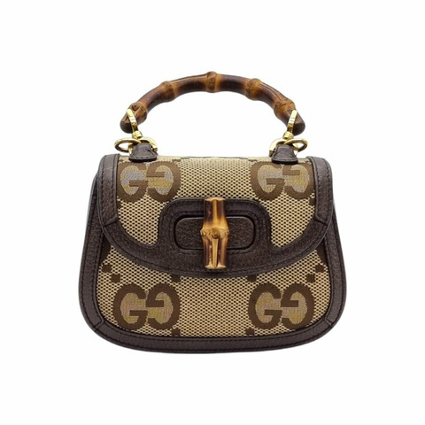 GUCCI 迷你 686864 1947 竹製手提單肩包 GUB051209