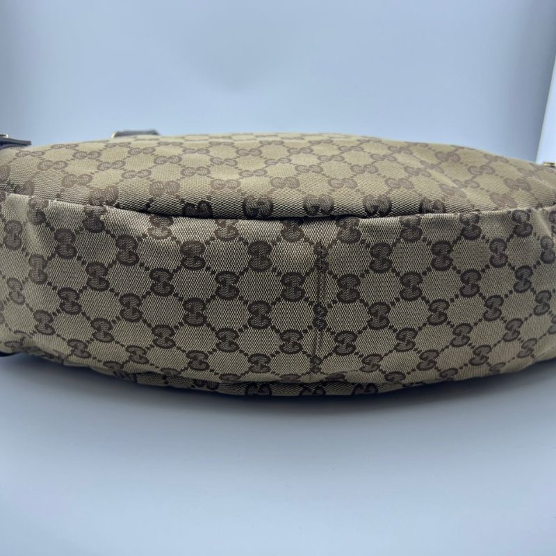 古馳 GG Supreme Hobo 老花單肩元寶包-4