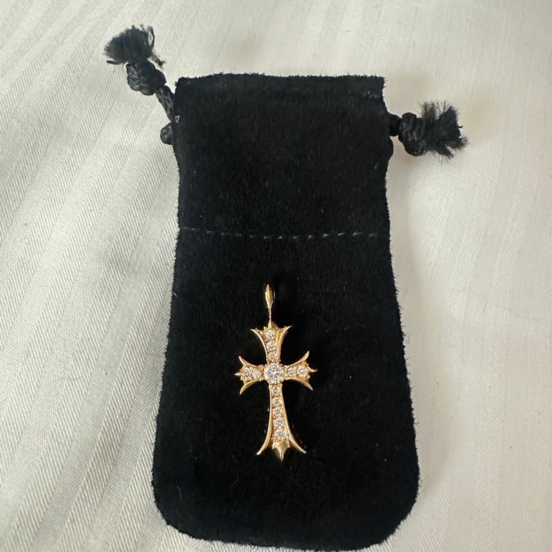 克羅心 22 K 滿鑽 十字架-5