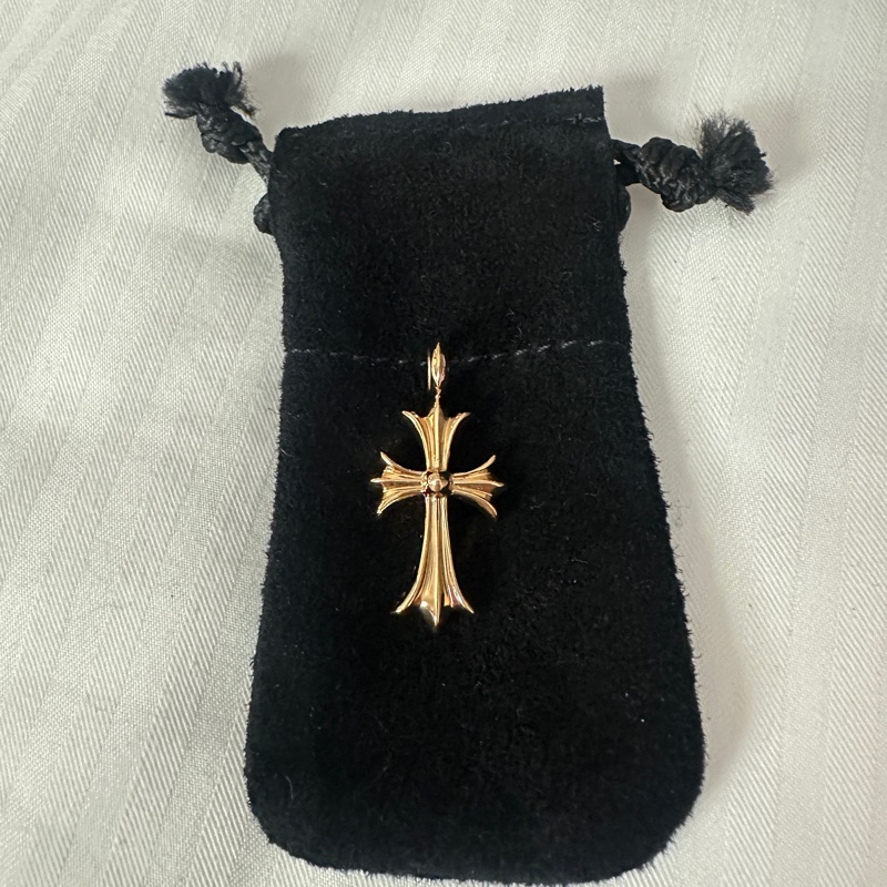 克羅心 22 K 滿鑽 十字架-6