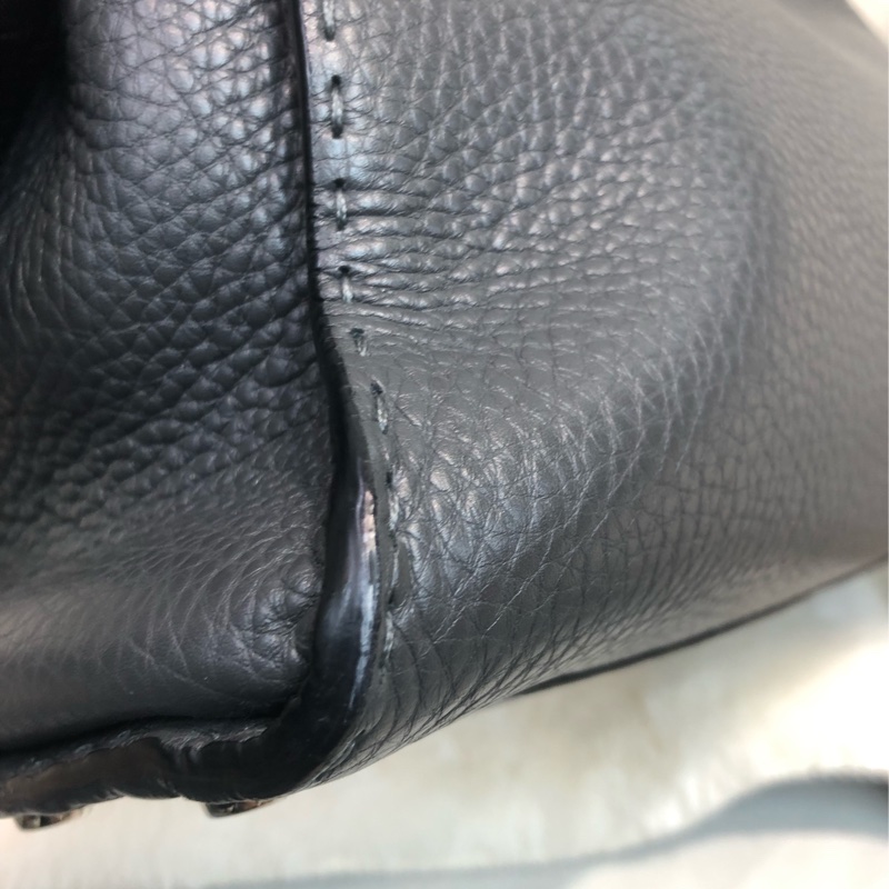 FENDI Peekaboo 灰色中號連絲帶 XC166-16