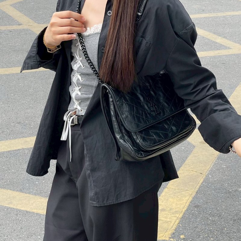 🏷YSL 聖羅蘭．Niki 中號 新款D扣-23