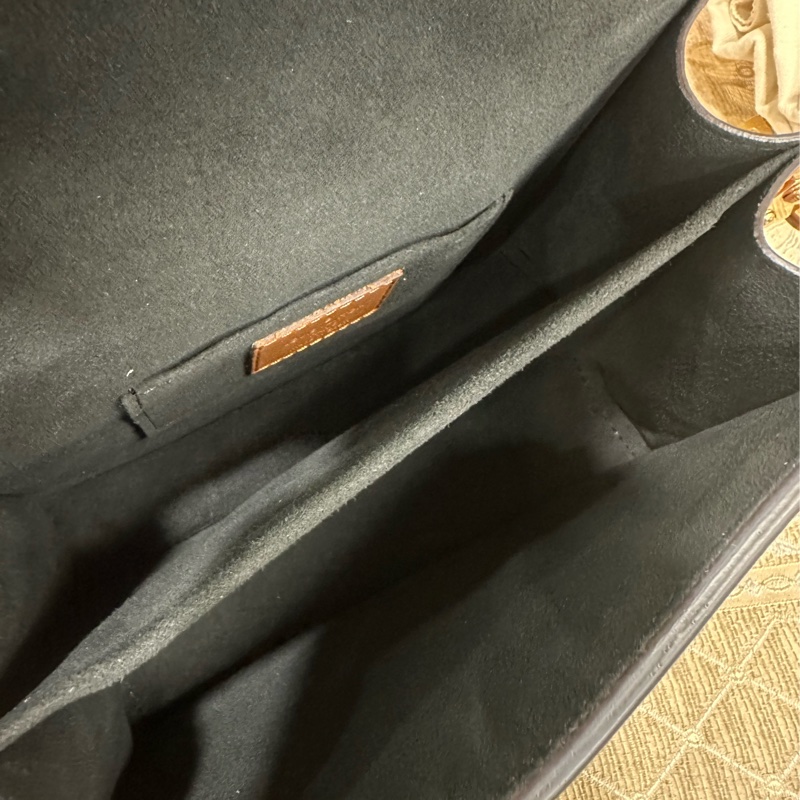 LV 雙色原花金釦Mini Dauphine肩斜背包M45959-7