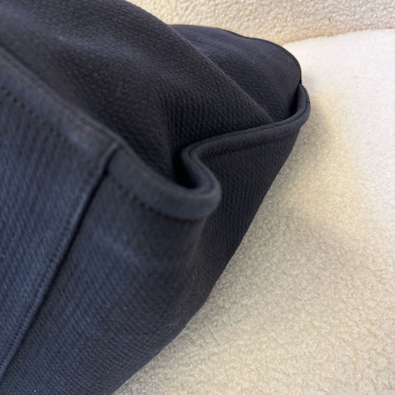 Chanel香奈兒黑色皮穿鏈大號沙灘包托特單肩手提包,尺寸38.5*30.*13cm,狀態靚仔-4