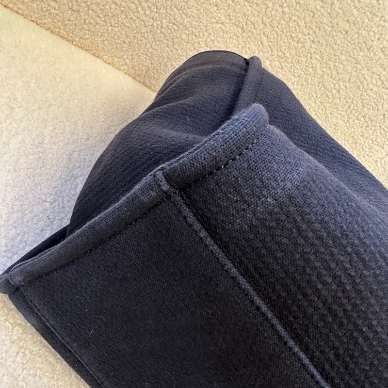 Chanel香奈兒黑色皮穿鏈大號沙灘包托特單肩手提包,尺寸38.5*30.*13cm,狀態靚仔-5