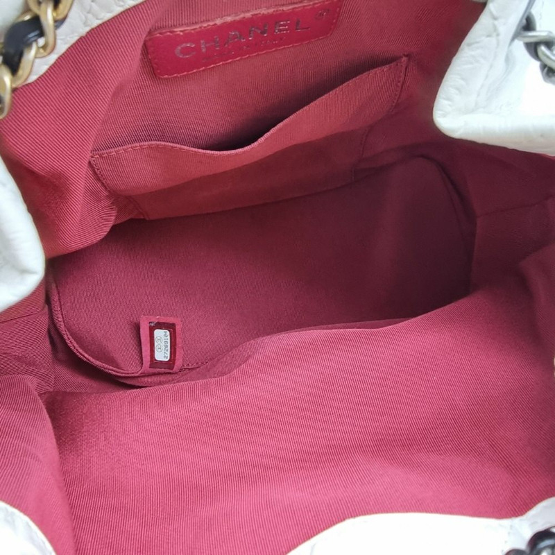 【包稅】CHANEL Gabrielle 白色雙肩包 CHB052110-6