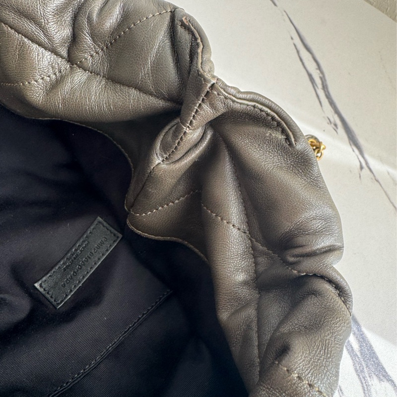 Ysl墨綠小羊皮金鏈雙肩包❤️新年高cp✨✨-24