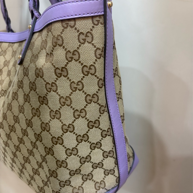 Gucci 薰衣草紫子母托特包-4