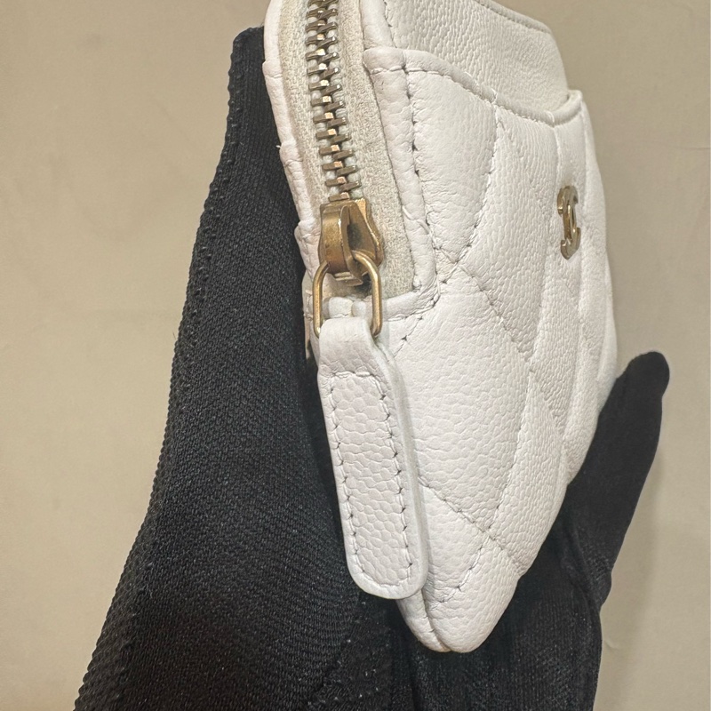 香奈兒 chanel 白色 吐司包-2