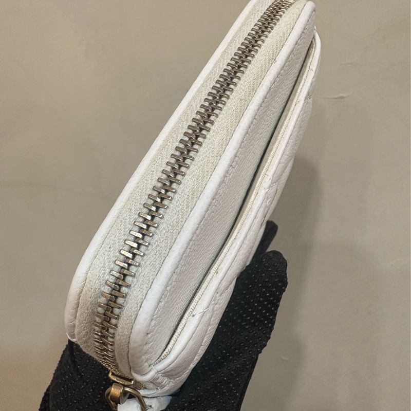 香奈兒 chanel 白色 吐司包-3