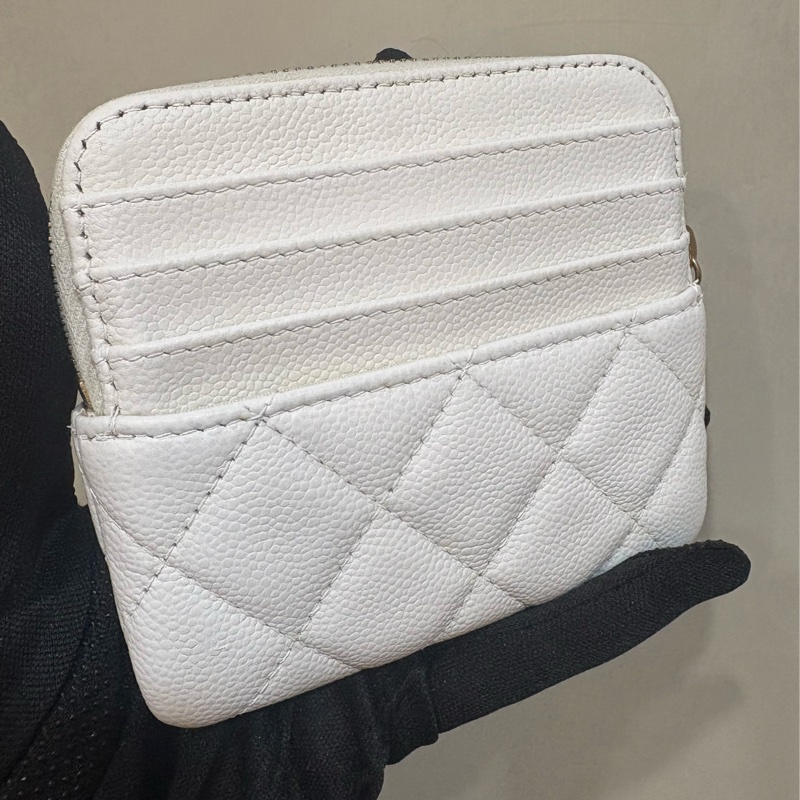 香奈兒 chanel 白色 吐司包-6