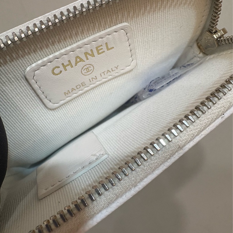 香奈兒 chanel 白色 吐司包-7